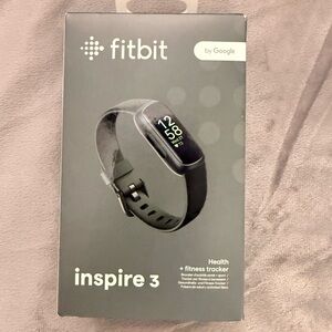 ✨ NIB Fitbit Inspire 3 Health & Fitness Tracker Midnight Zen/Black ✨